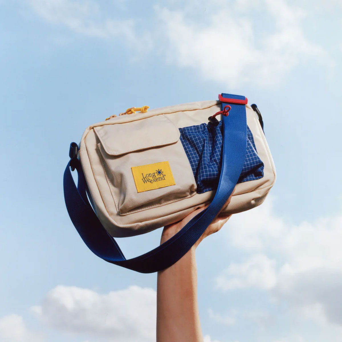 Long Weekend : Santa Fe Shoulder Bag : Creme-Multi