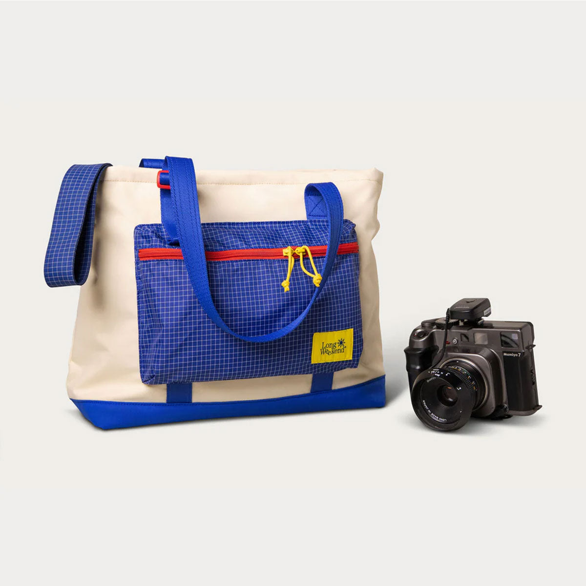 [PO] Long Weekend : Beacon Tote 18L : Creme Multi