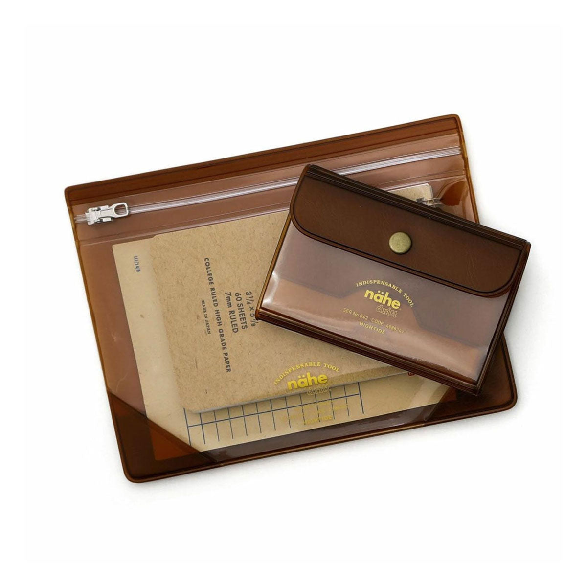 Nähe : Card Case : Clear Brown
