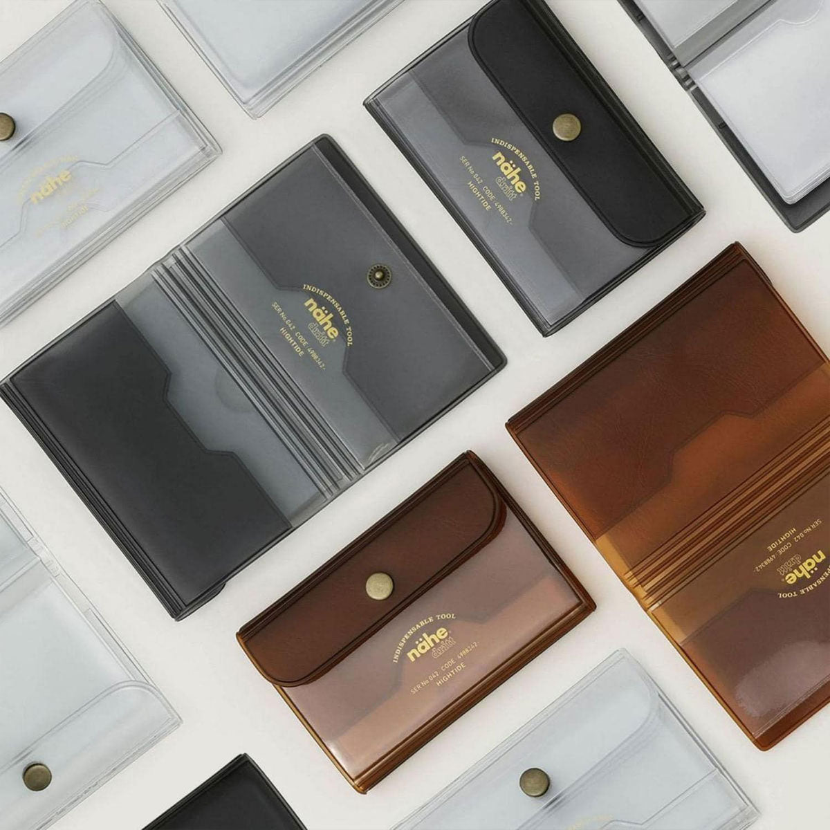 Nähe : Card Case : Clear Brown