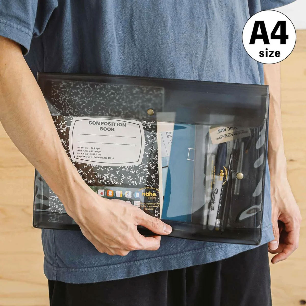 Nähe : General Purpose Case A4 : Clear Grey
