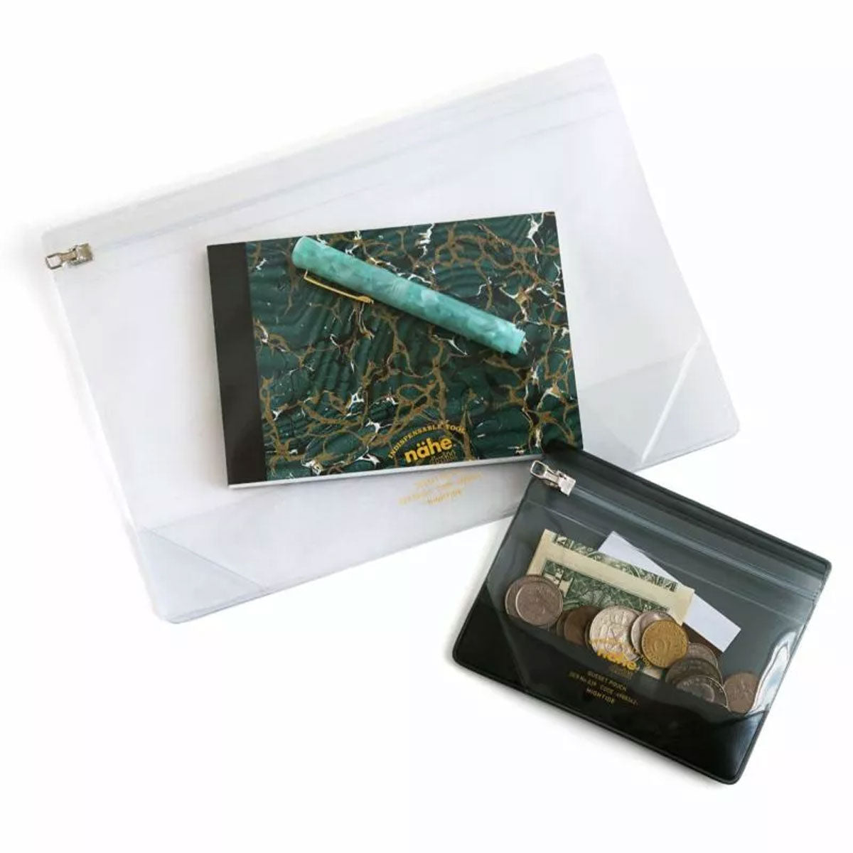 Nähe : Gusset Pouch M : Clear