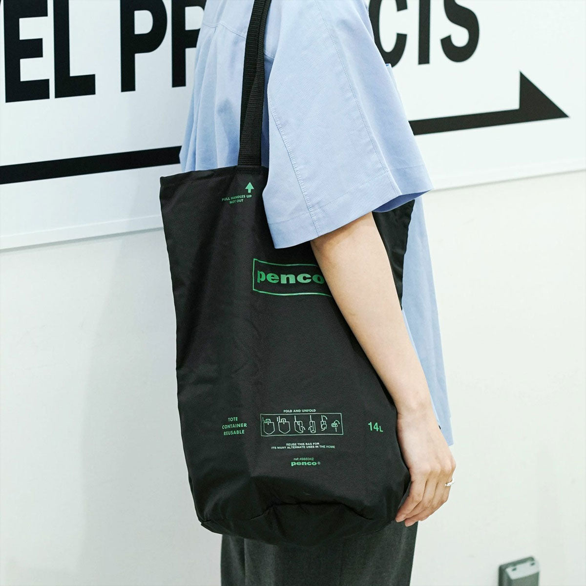 Penco : Bucket Tote : Navy