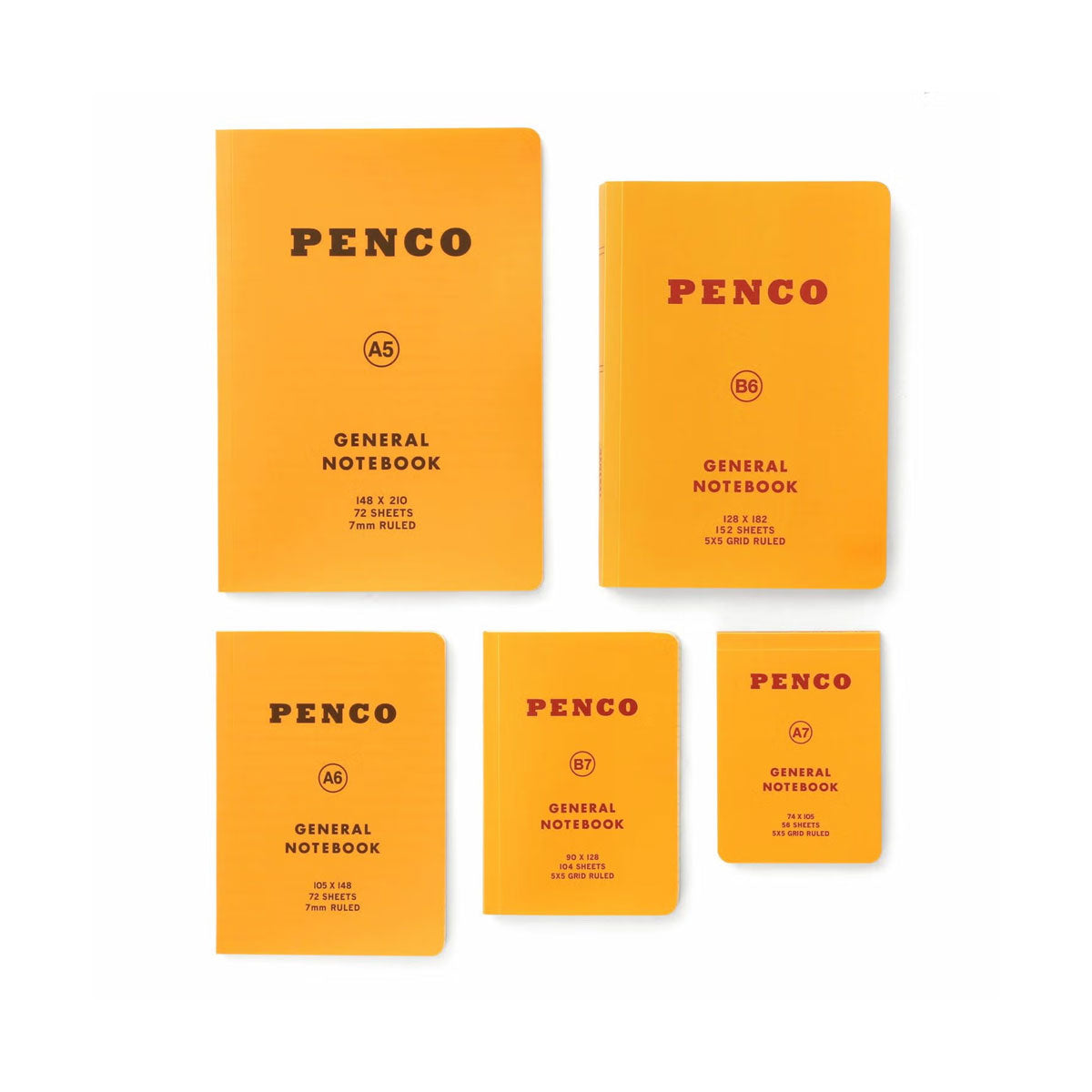 Penco : Soft PP Notebook A5 Ruled : Black