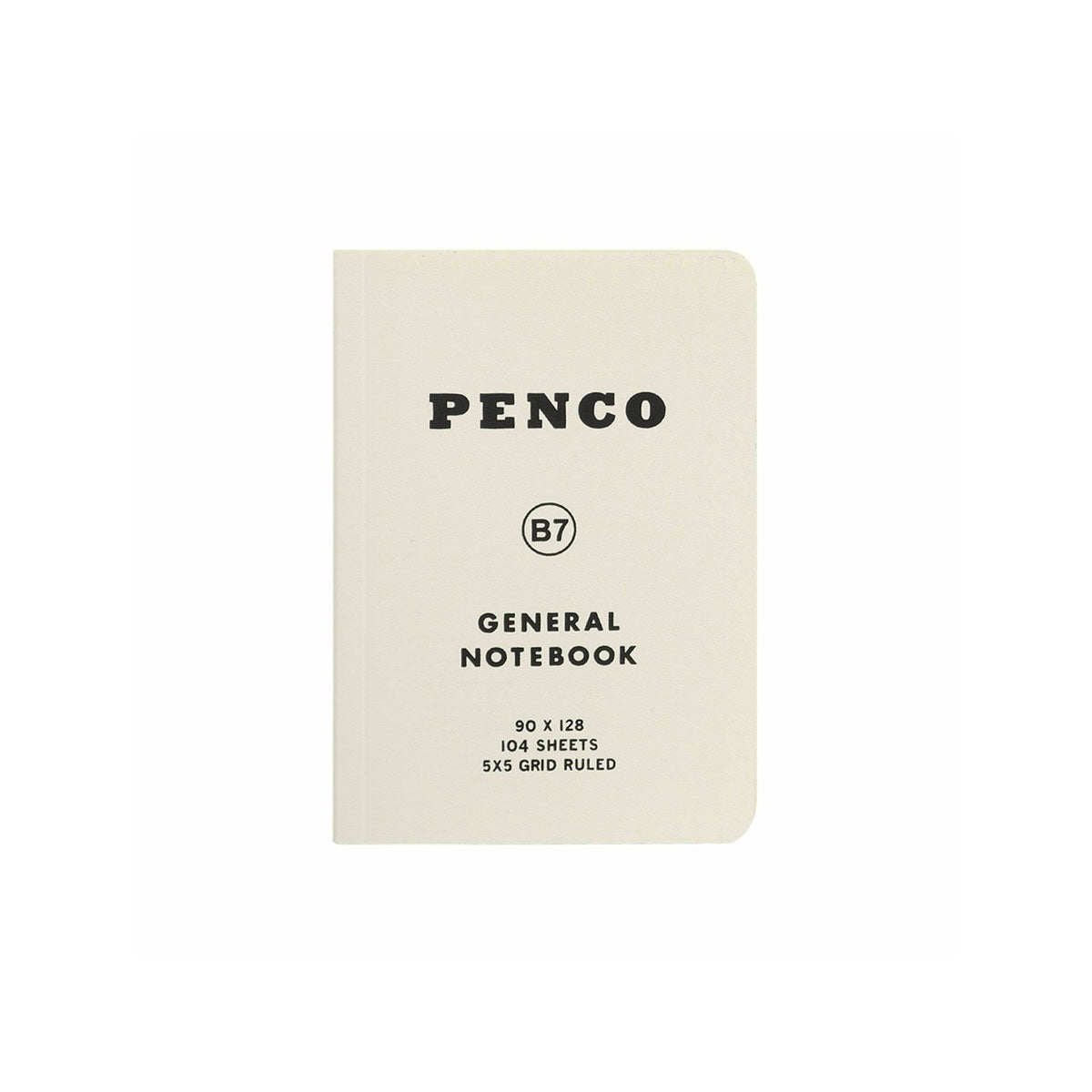 Penco : Soft PP Notebook B7 Grid : White