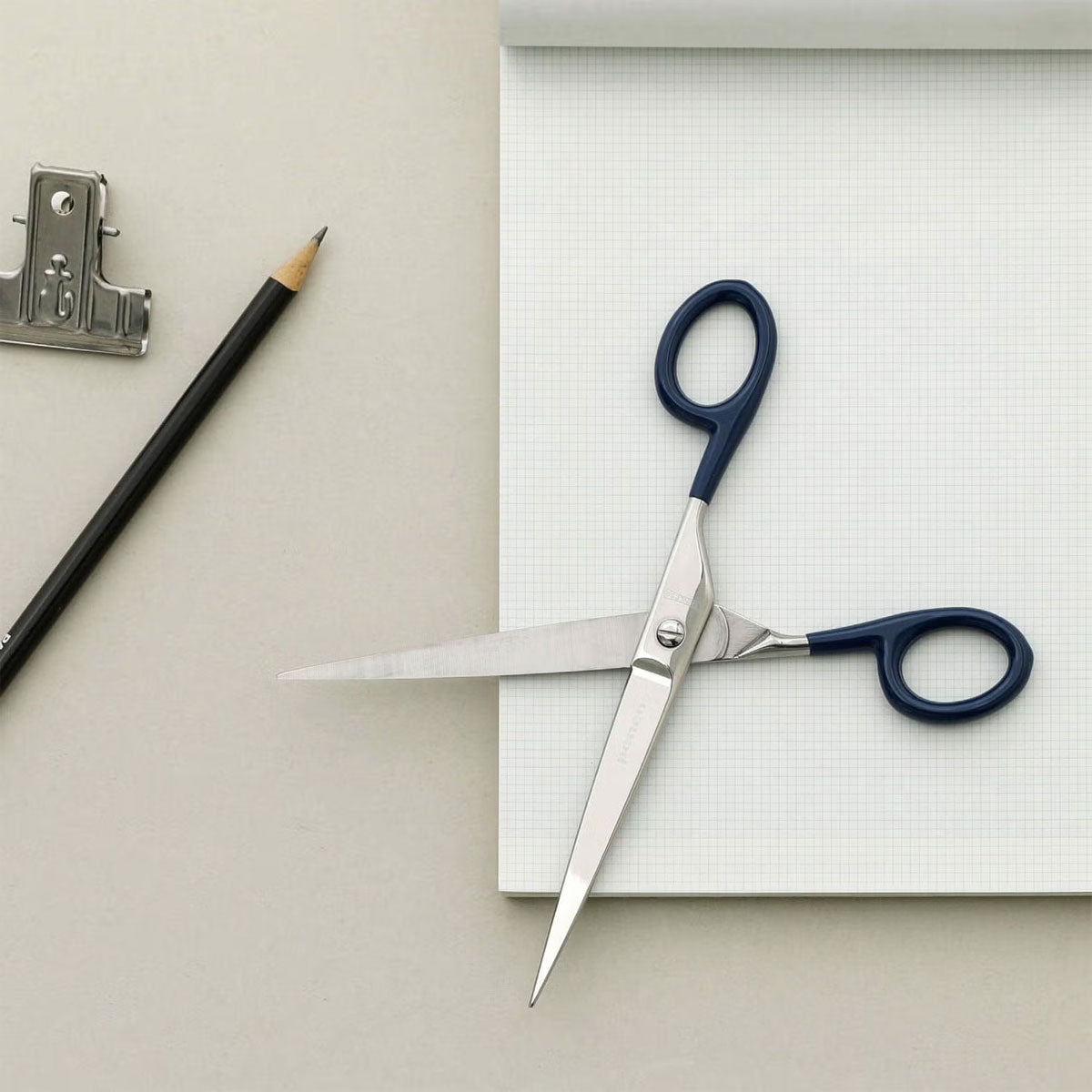 Penco : Stainless Scissors L : Navy