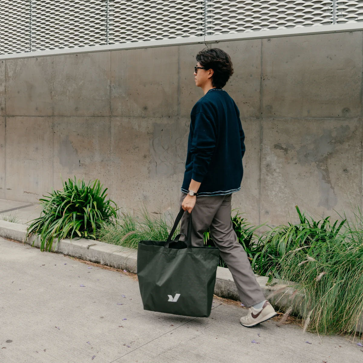 Rushfaster : Reusable Grocery Tote Bag 20L : Green