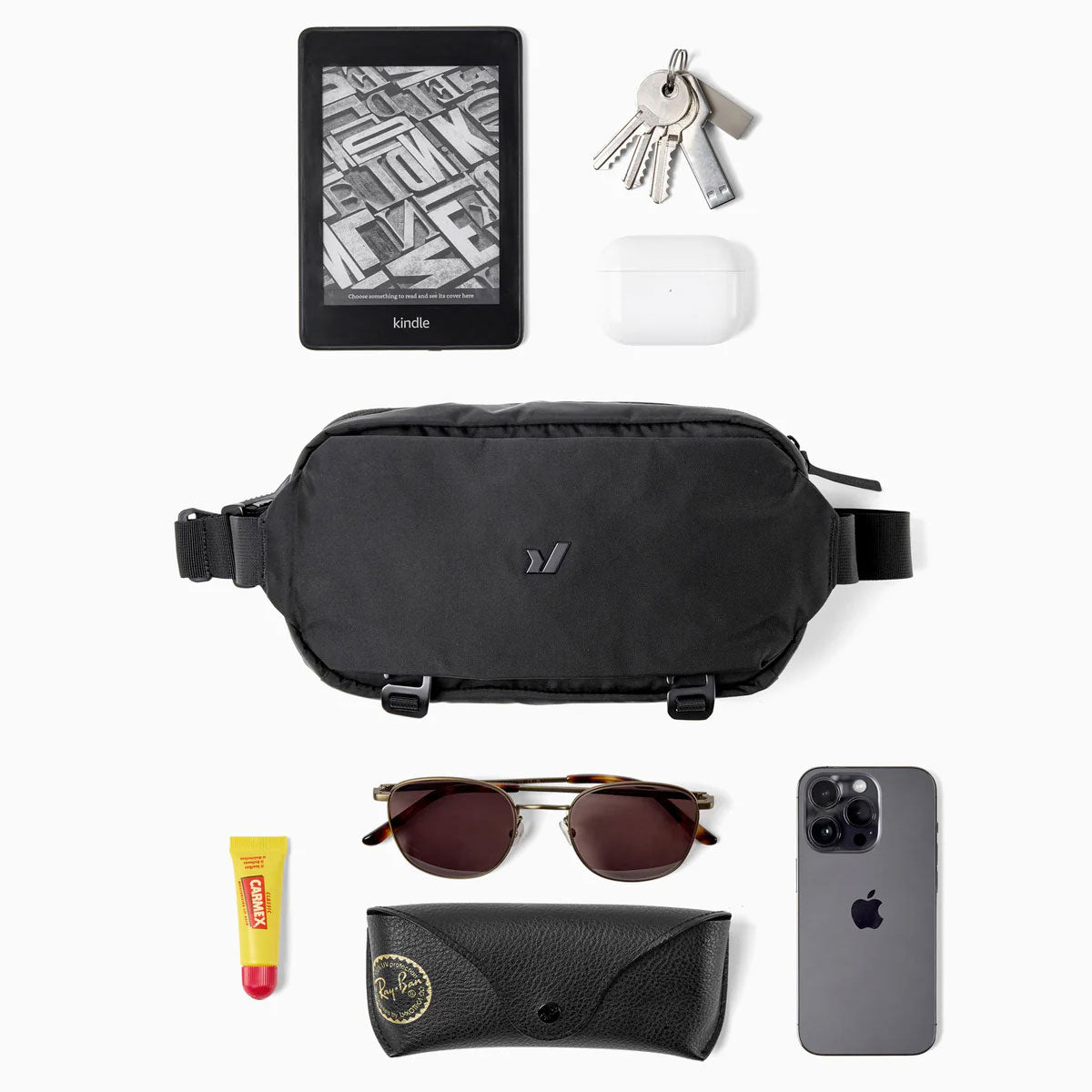 Rushfaster : EDC Sling Bag 4L : Black