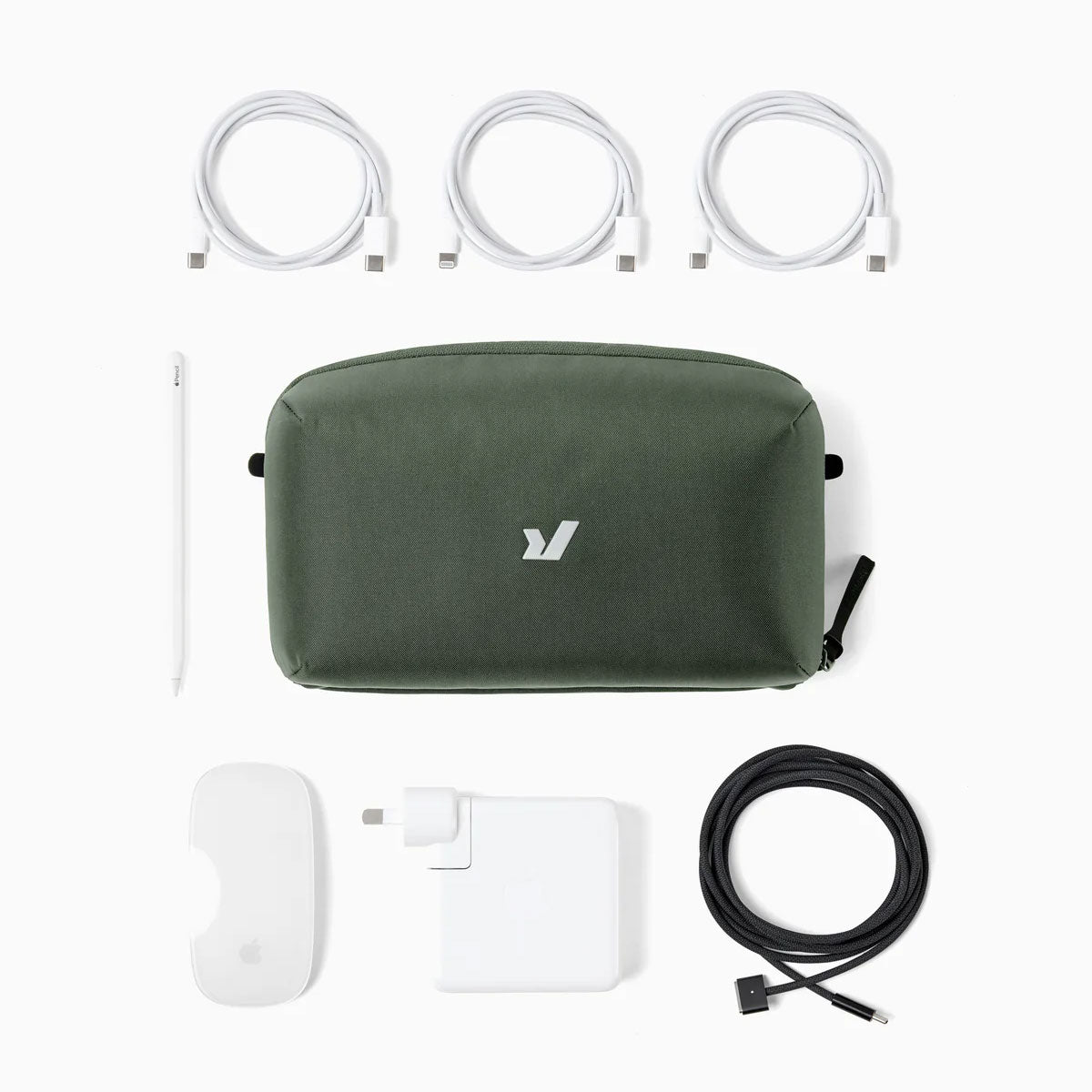 Rushfaster : Essential Tech Pouch : Green