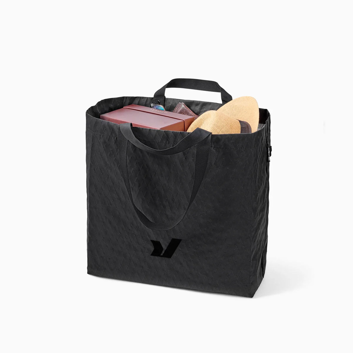 Rushfaster : Reusable Grocery Tote Bag 36L : Black