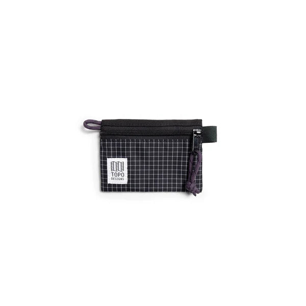 Topo Designs : Accessory Bag : Black/Grid