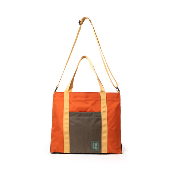 Topo Designs : Mountain Essential Tote : Woodland / Terracotta