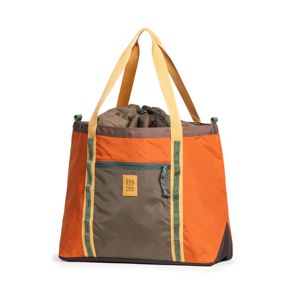 Topo Designs : Mountain Utility Tote : Woodland / Terracotta
