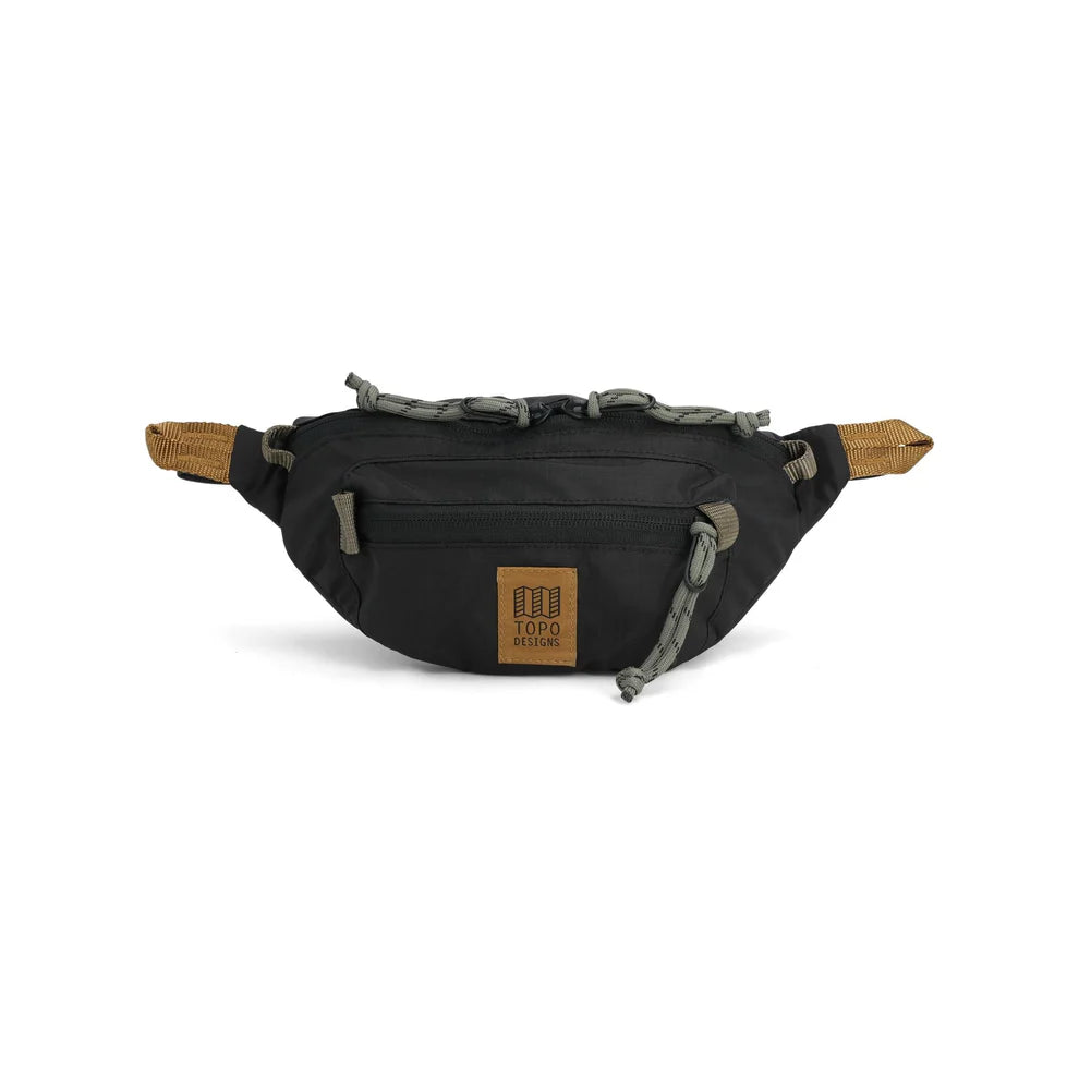 Topo Designs : Mountain Waist Pack : Black/Neutral