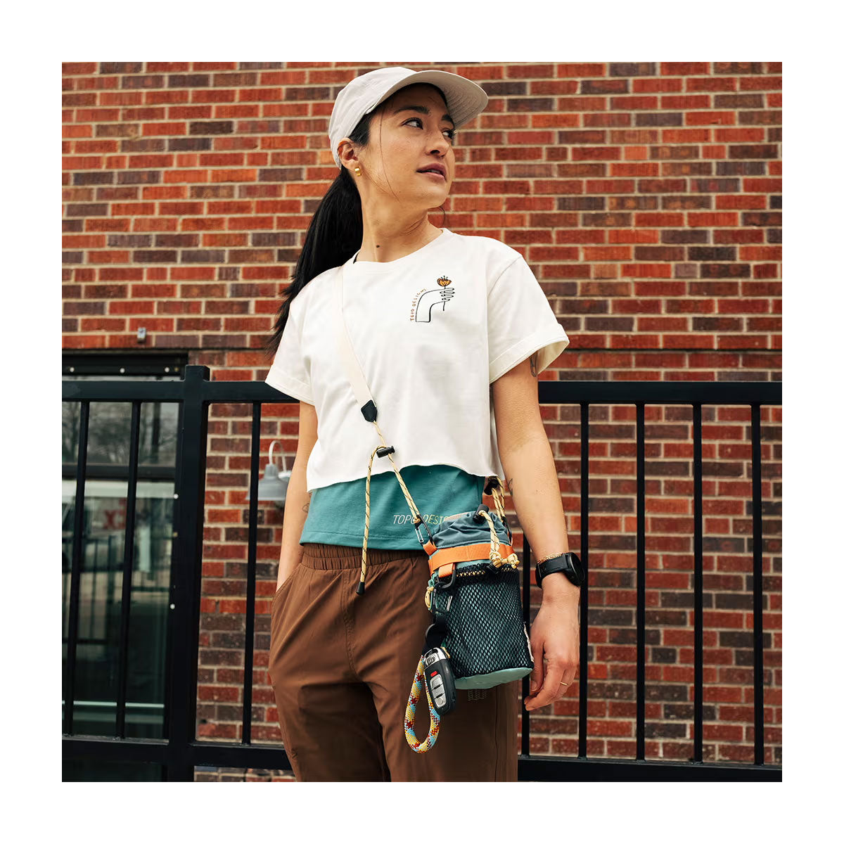 Topo Designs : Mountain Hydro Sling : Grid/Very Peri