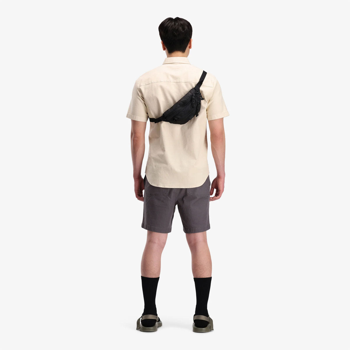 Topo Designs : Mountain Waist Pack : Loganberry/Bone White