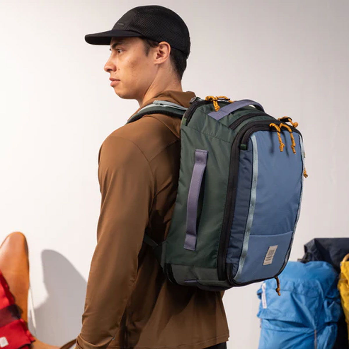 Topo Designs : Global Travel Backpack : Navy/Sahara