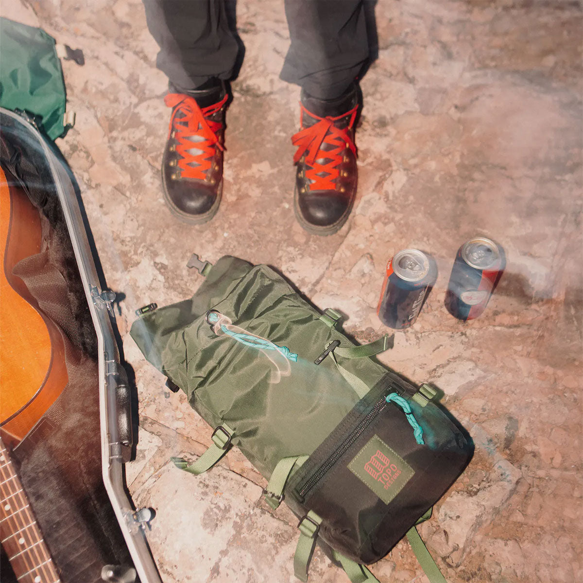 Topo Designs : Rover Pack Mini 10L : Black/Grid