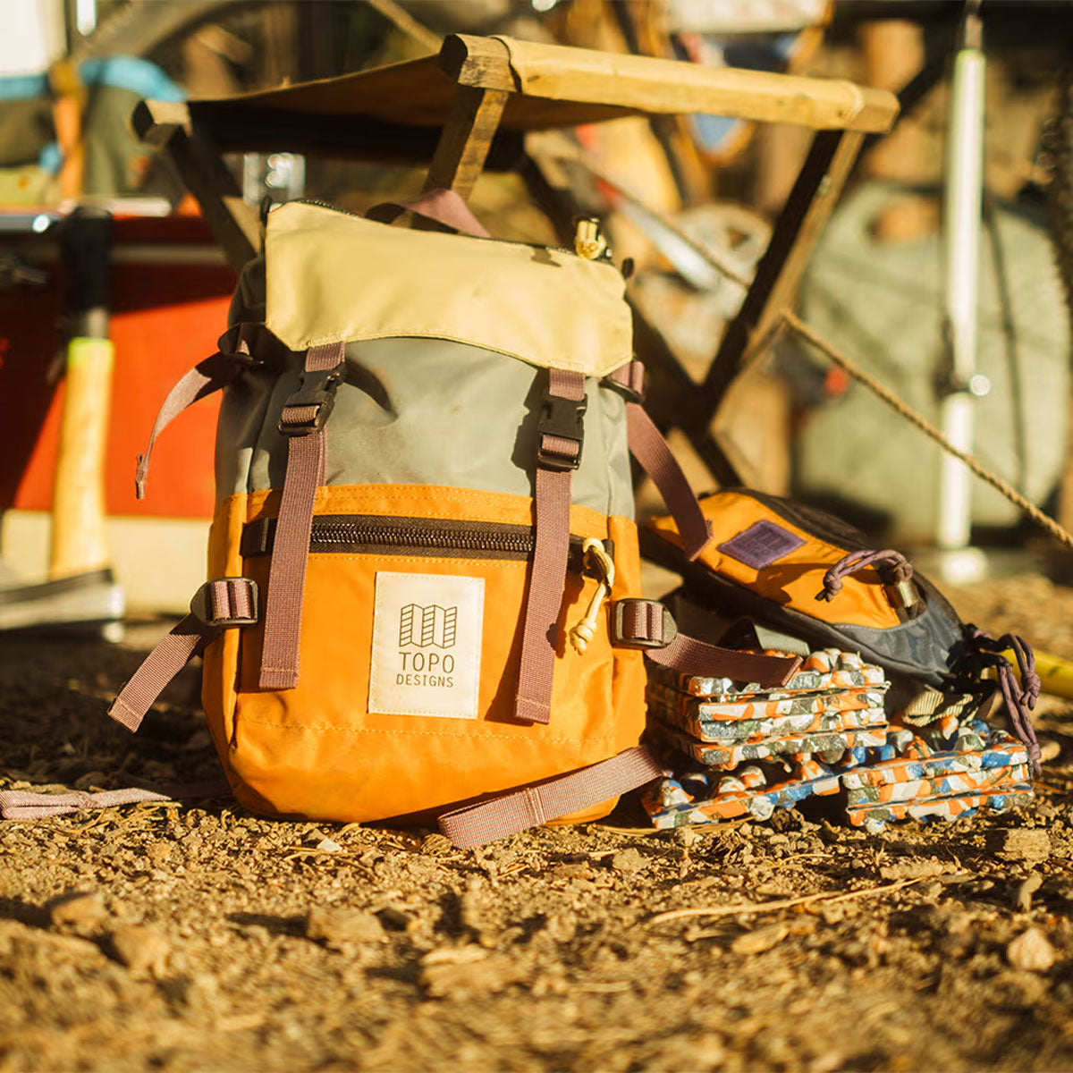 Topo Designs : Rover Pack Mini : Clay/Chocolate