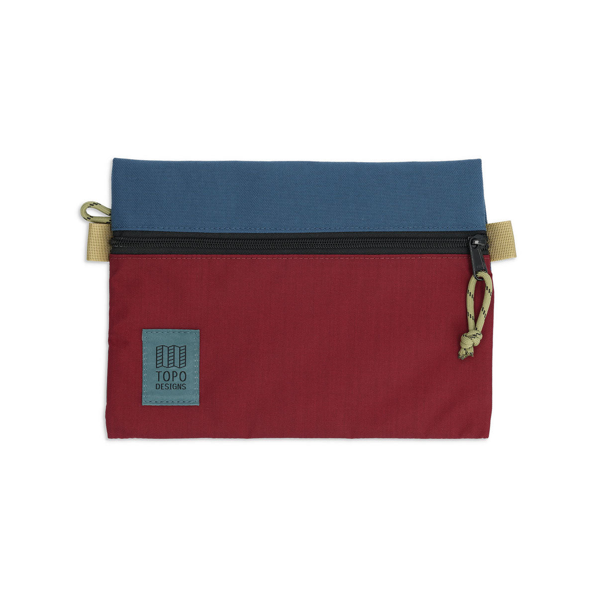 Topo Designs : Accessory Bag : Dark Denim/Burgundy
