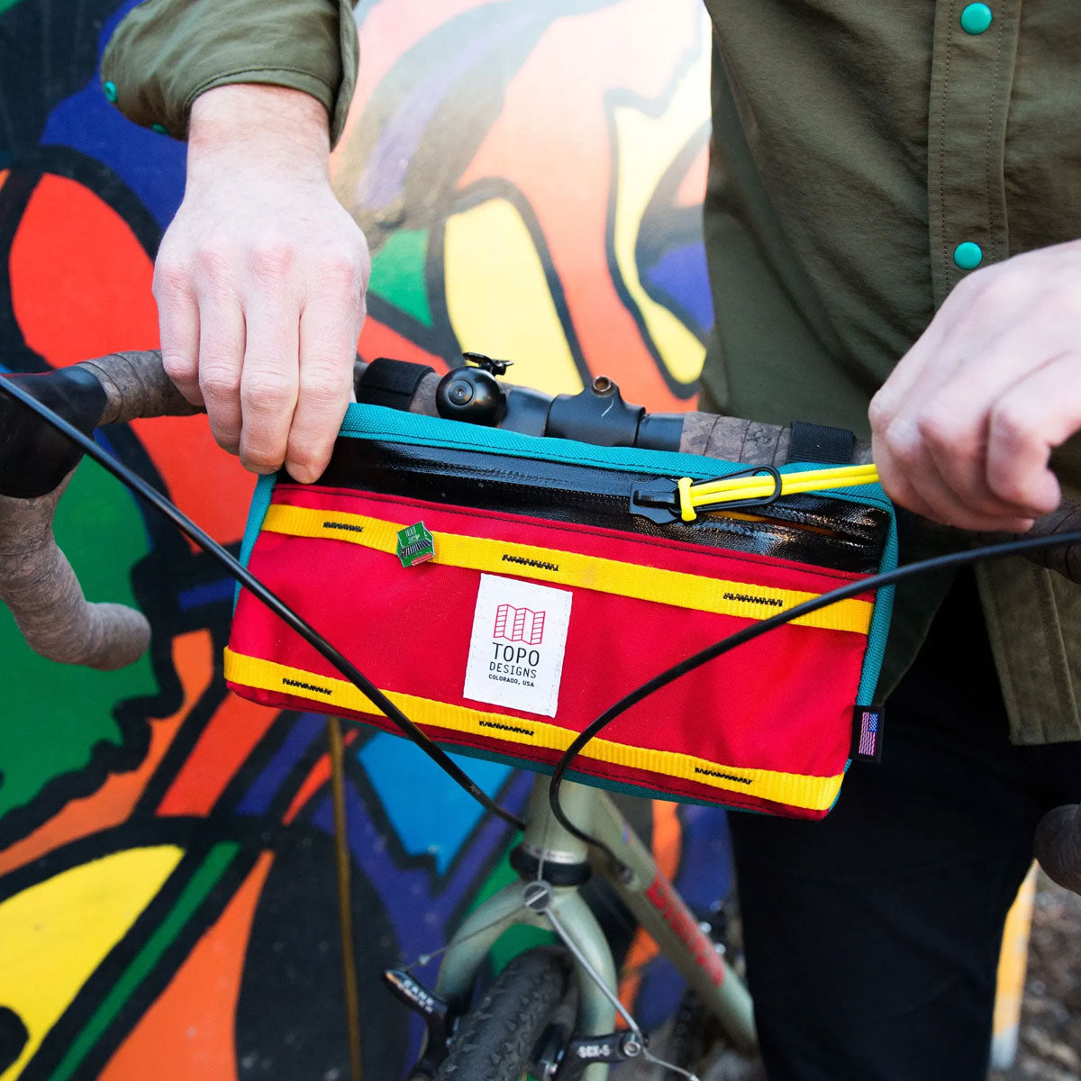 Topo Designs : Bike Bag 3L : Very Peri/Forest