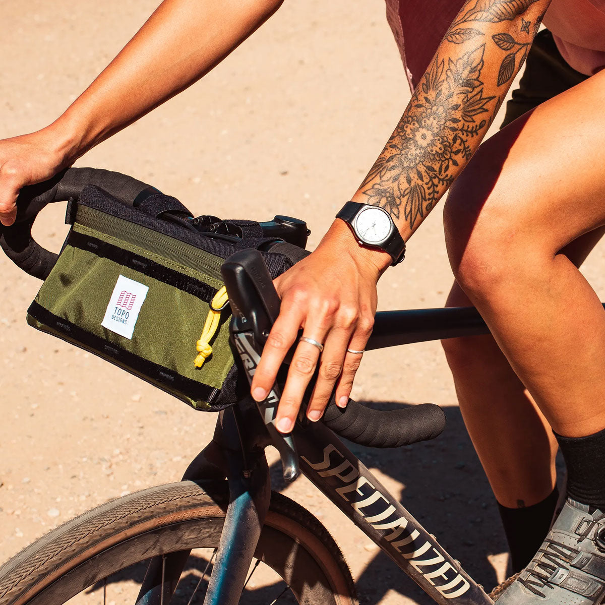 Topo Designs : Bike Bag : Black/Neutral