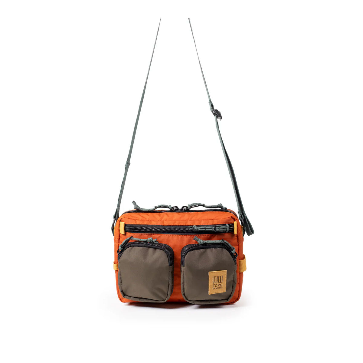 Topo Designs : Block Bag : Woodland/Terracotta