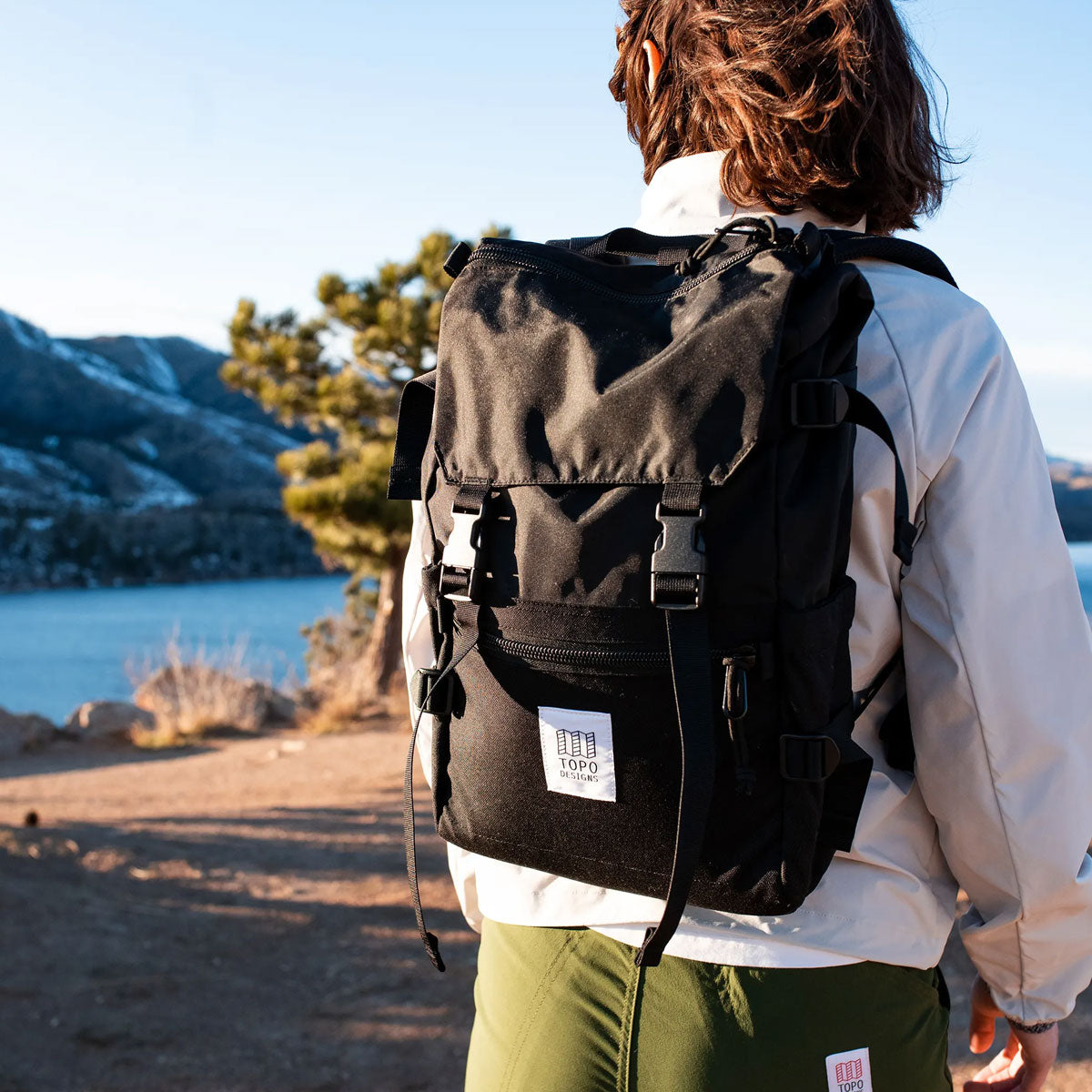 Topo Designs : Rover Pack Classic 20L : Oil Green/Dark Pine