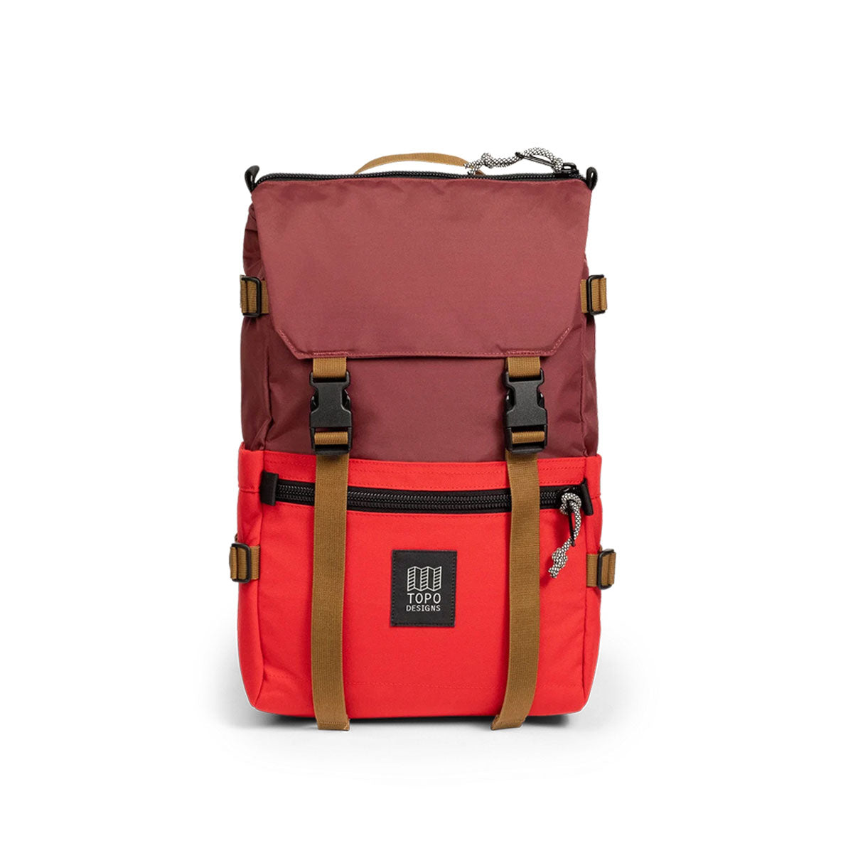 Topo Designs : Rover Pack Classic 20L : Maroon/Salsa