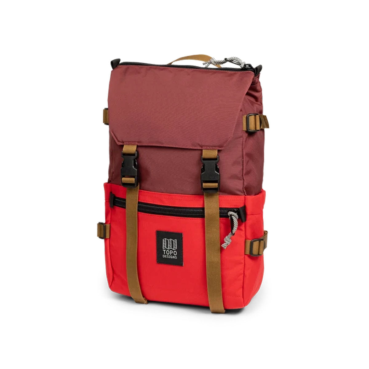 Topo Designs : Rover Pack Classic 20L : Maroon/Salsa