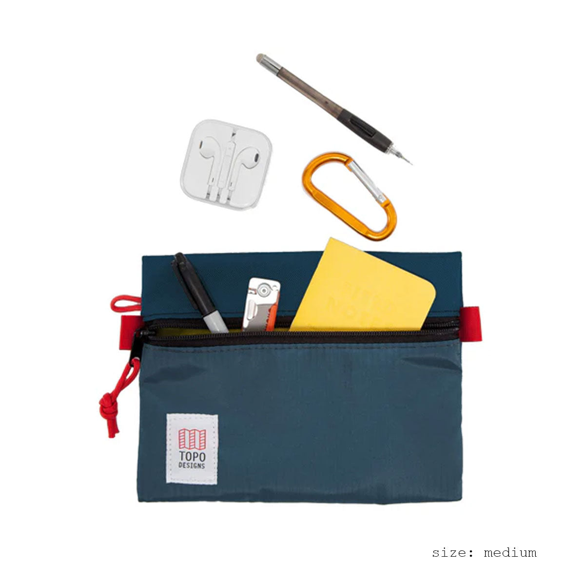 Topo Designs : Accessory Bag : Oil Green/Dark Pine