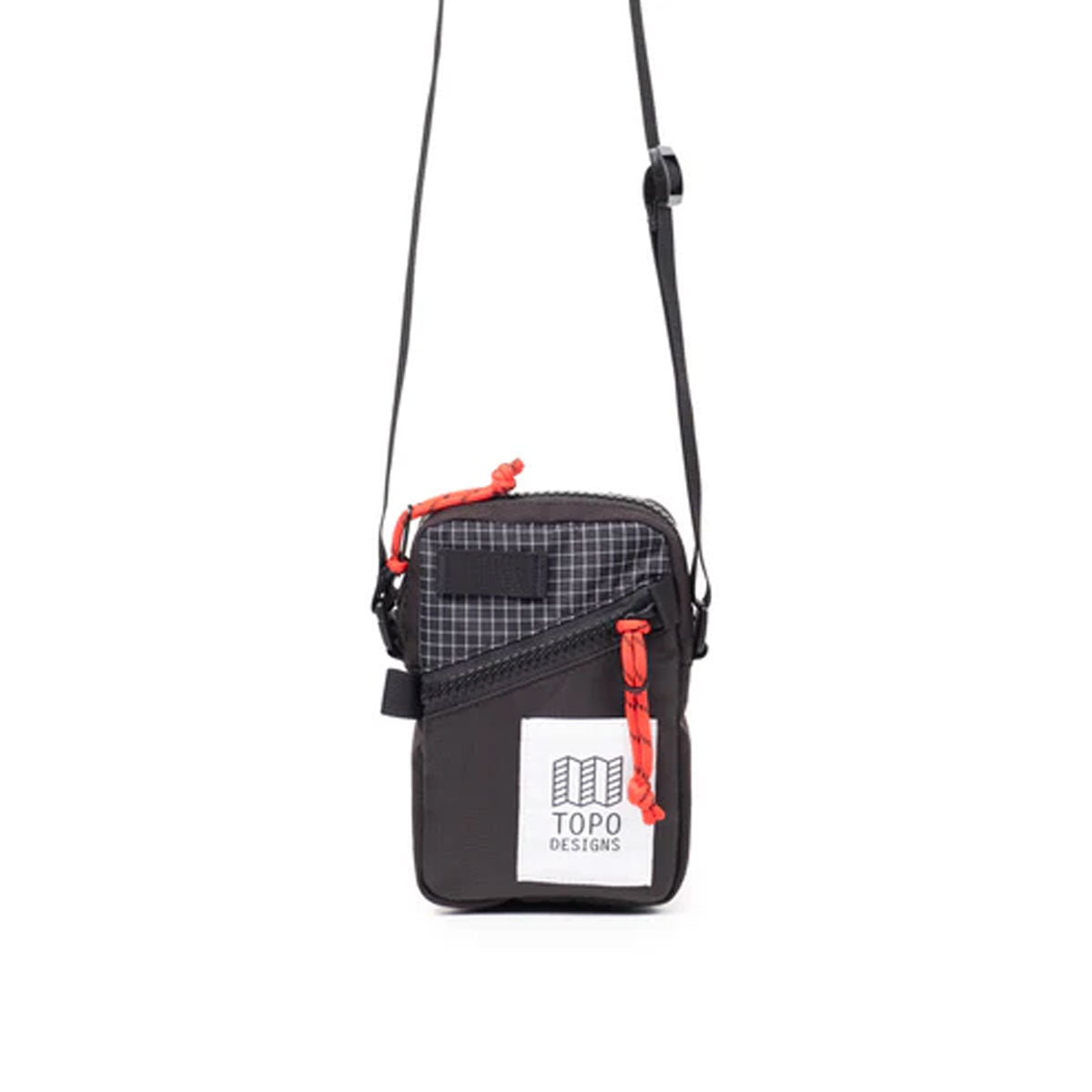 Topo Designs : Mini Shoulder Bag : Black/Grid