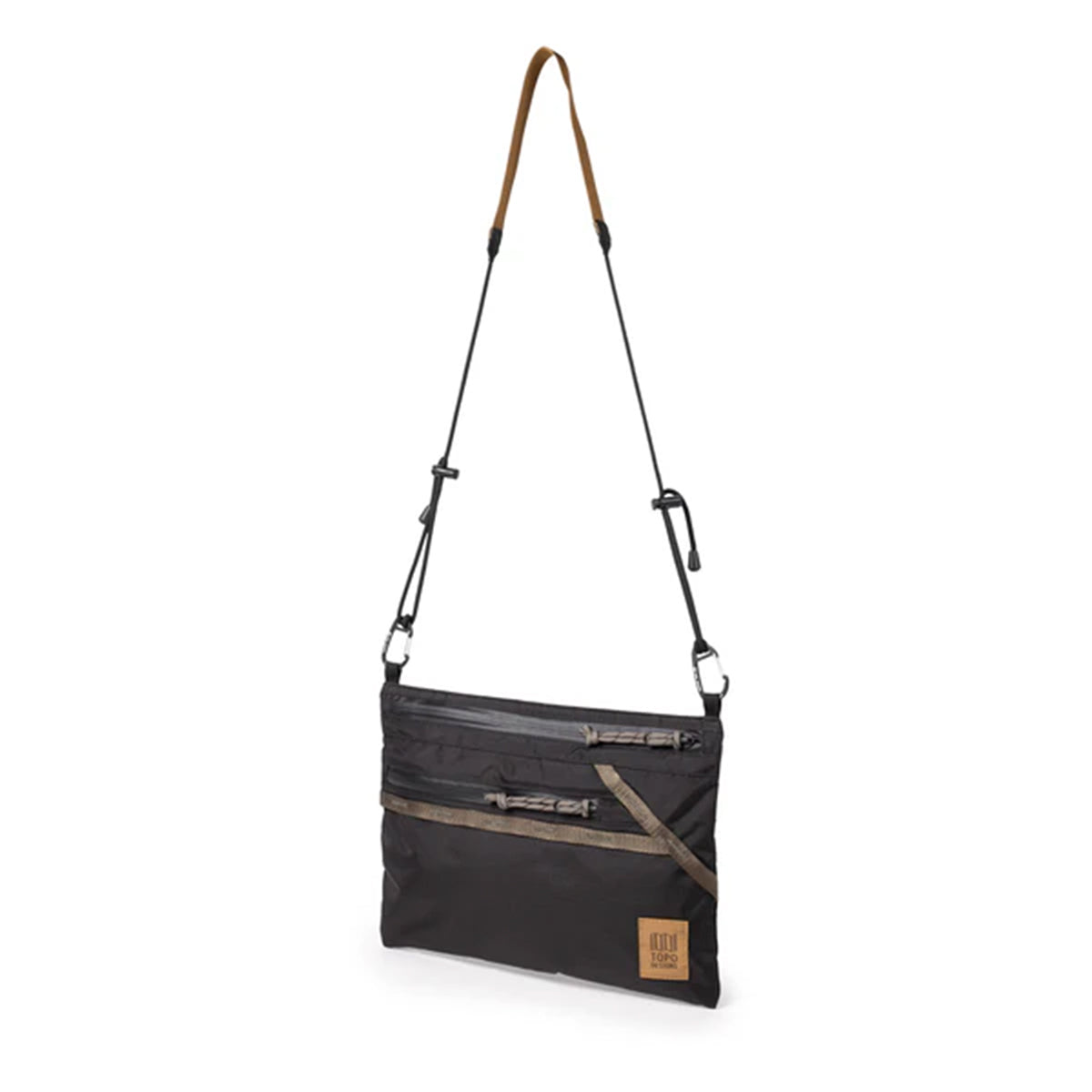 Topo Designs : Mountain Accessory Shoulder Bag : Black/Neutral