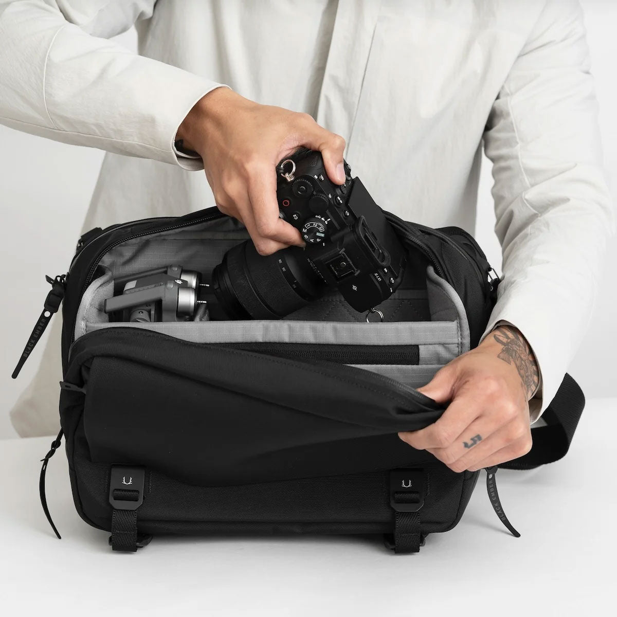 Grip Sling 12 Camera Insert by Black Ember | The Bag Creature