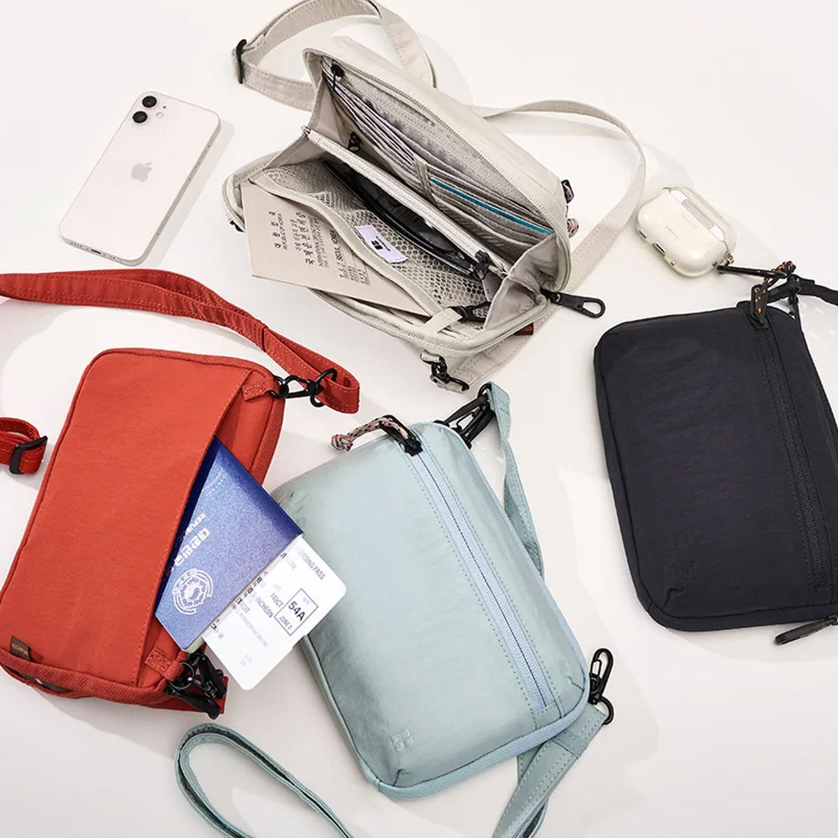 Branden : Safe Plus Wallet Bag : Deep Orange