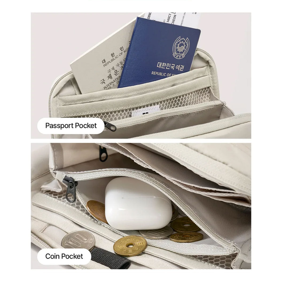 Branden : Safe Plus Wallet Bag : Pale Mint