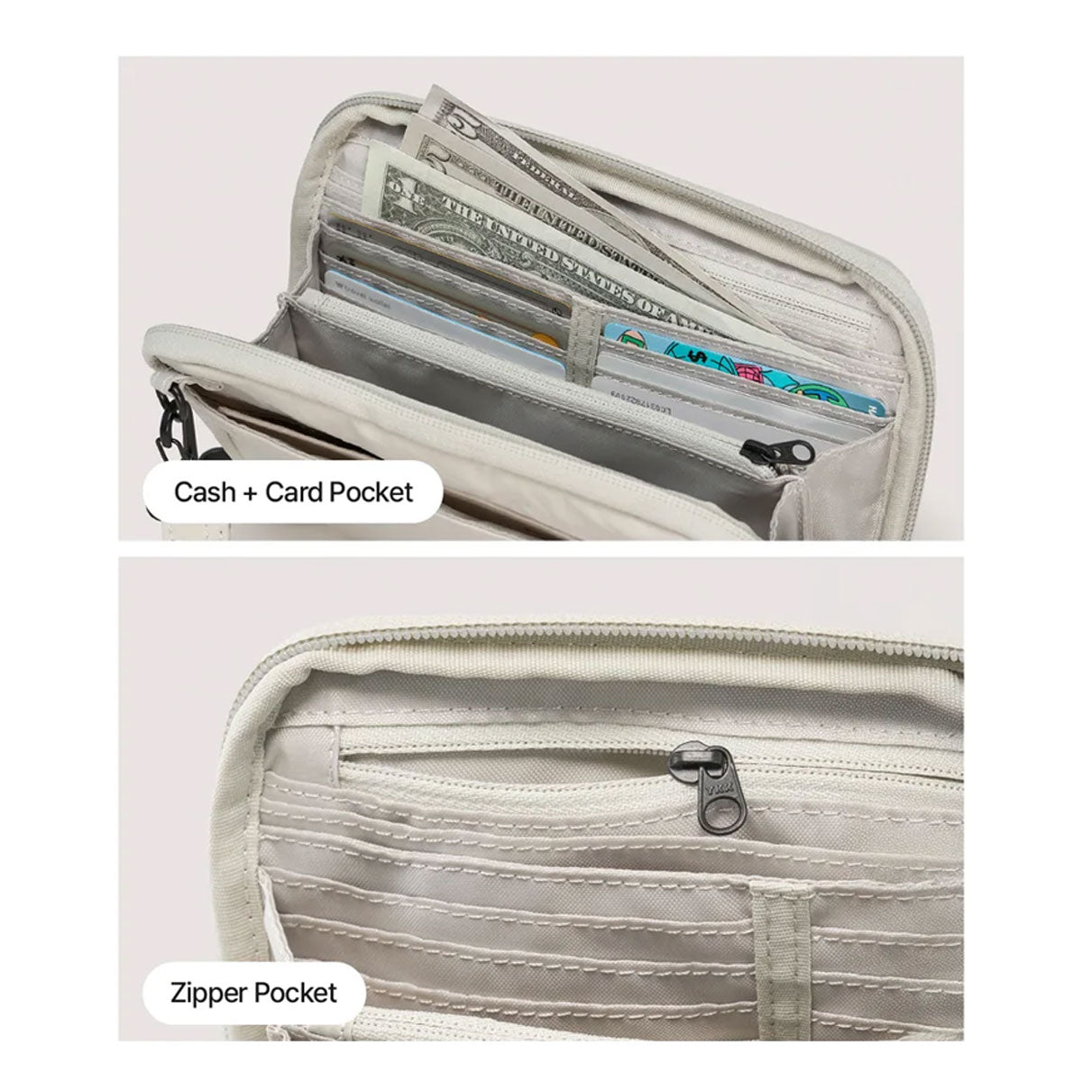 Branden : Safe Plus Wallet Bag : Pale Mint