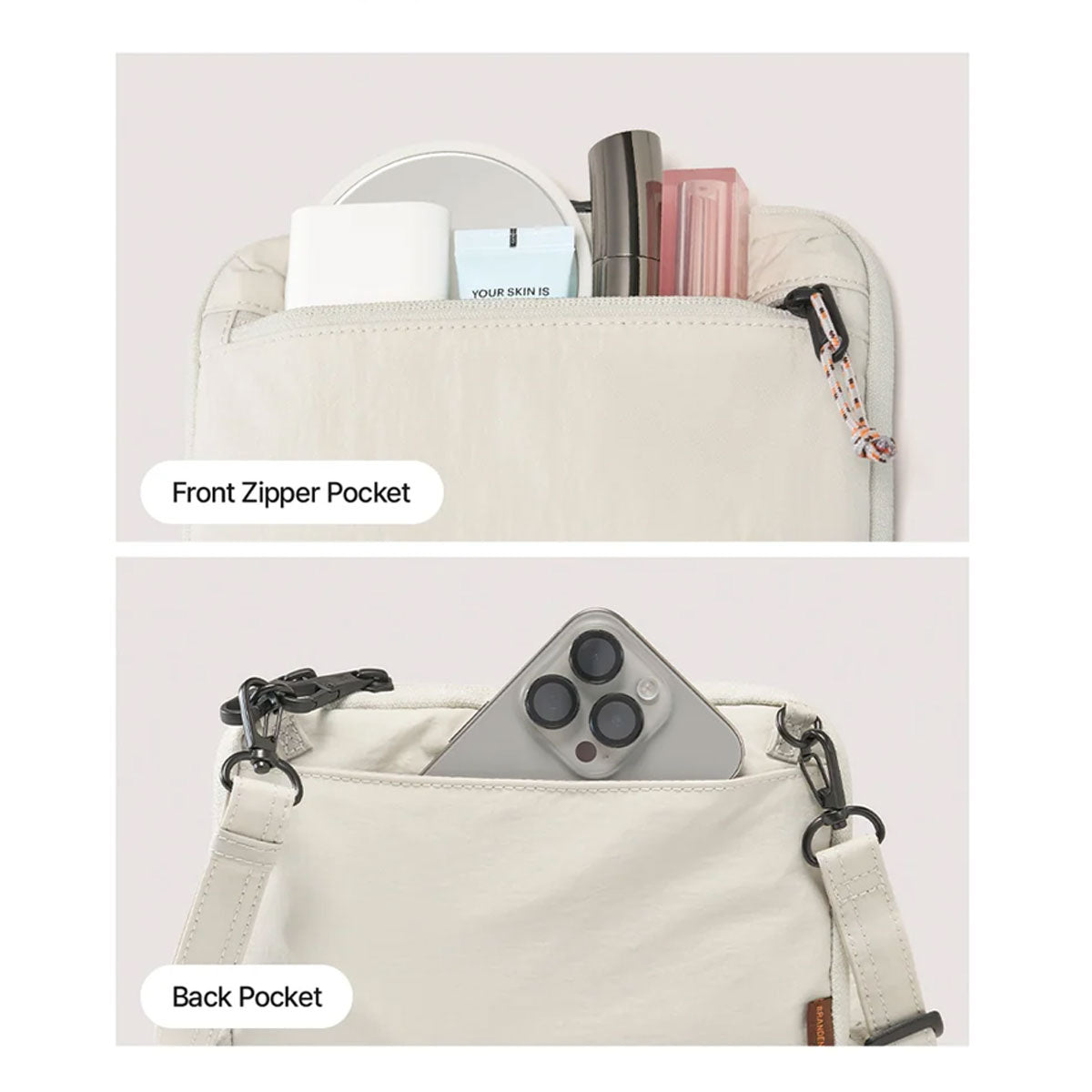 Branden : Safe Plus Wallet Bag : Pale Mint