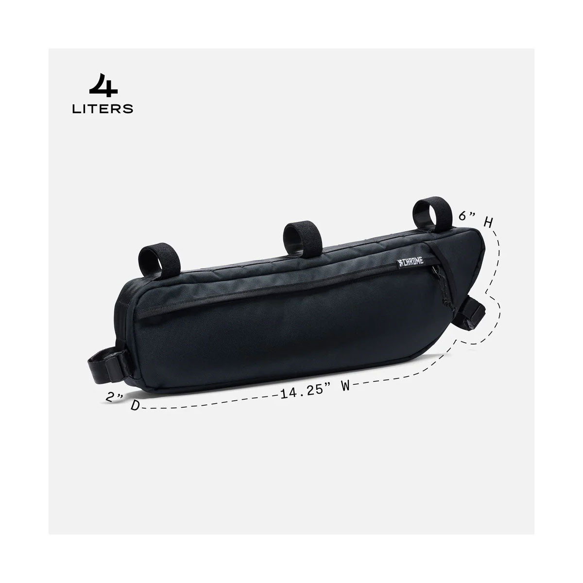 [PO] Chrome Industries : Holman Frame Bag  L/XL : Black