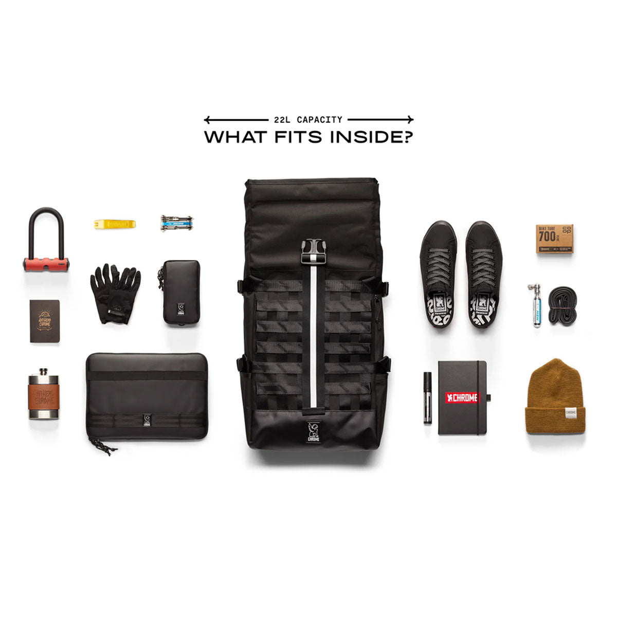 [PO] Chrome Industries : Barrage Cargo Bag 22L : Black XRF