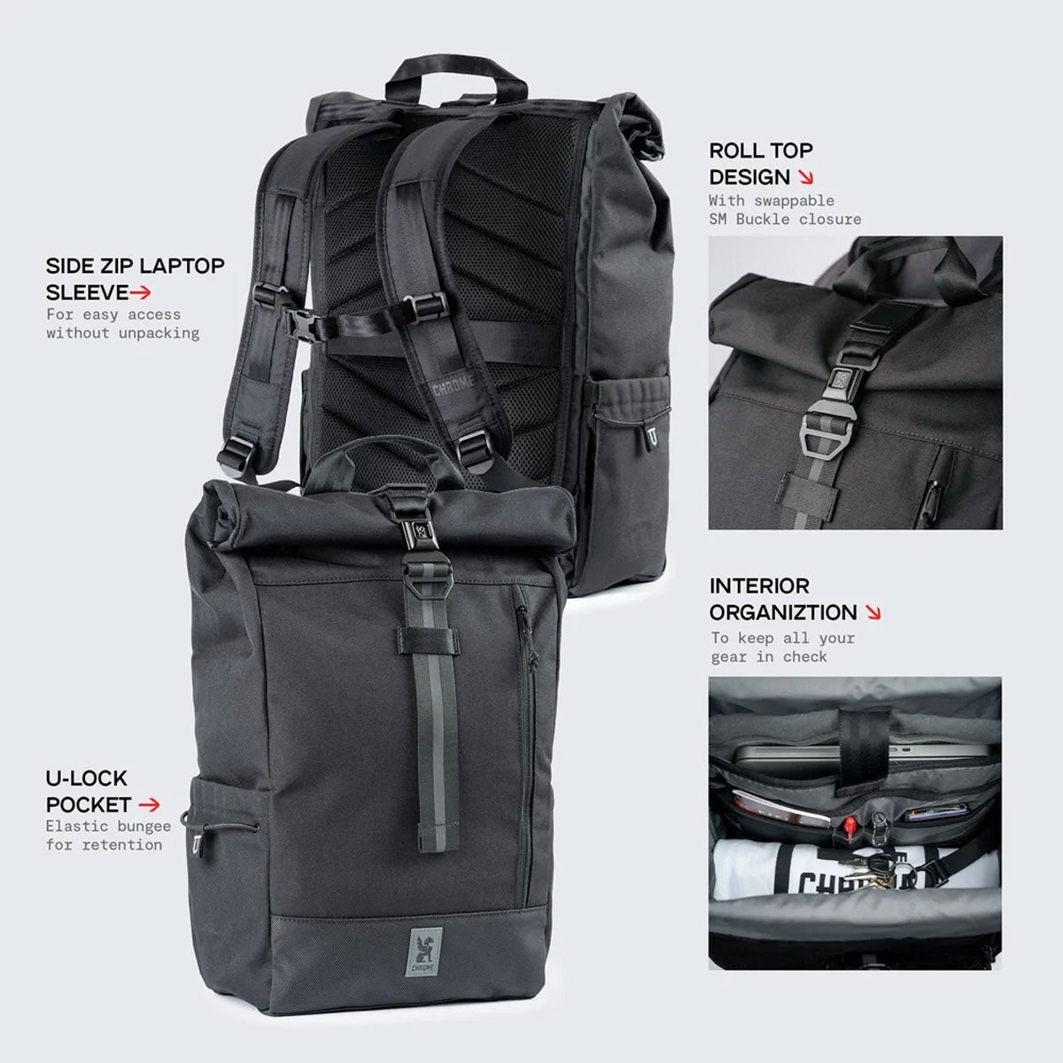 Chrome Industries : Initiate 26L Pack : Black