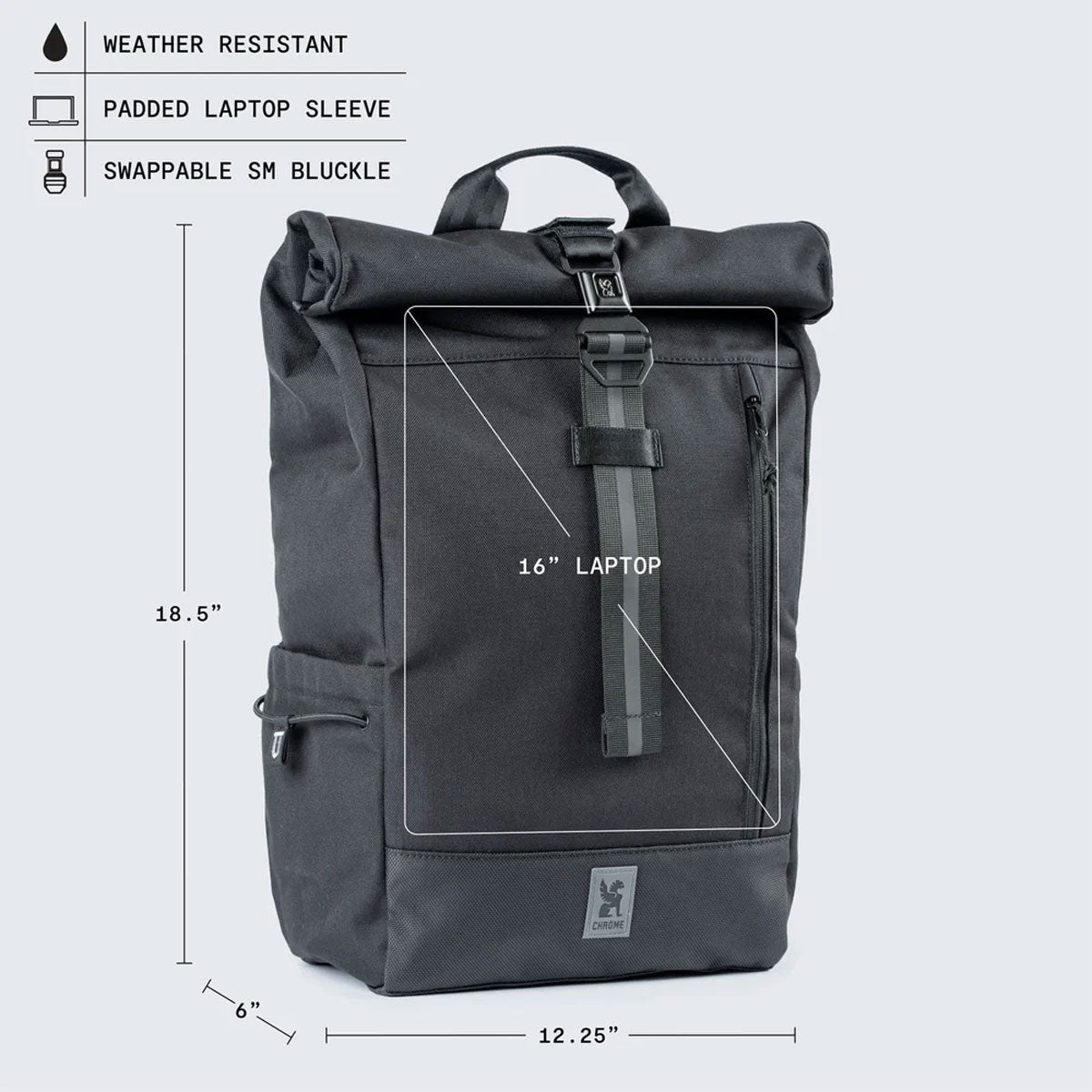 Chrome Industries : Initiate 26L Pack : Black