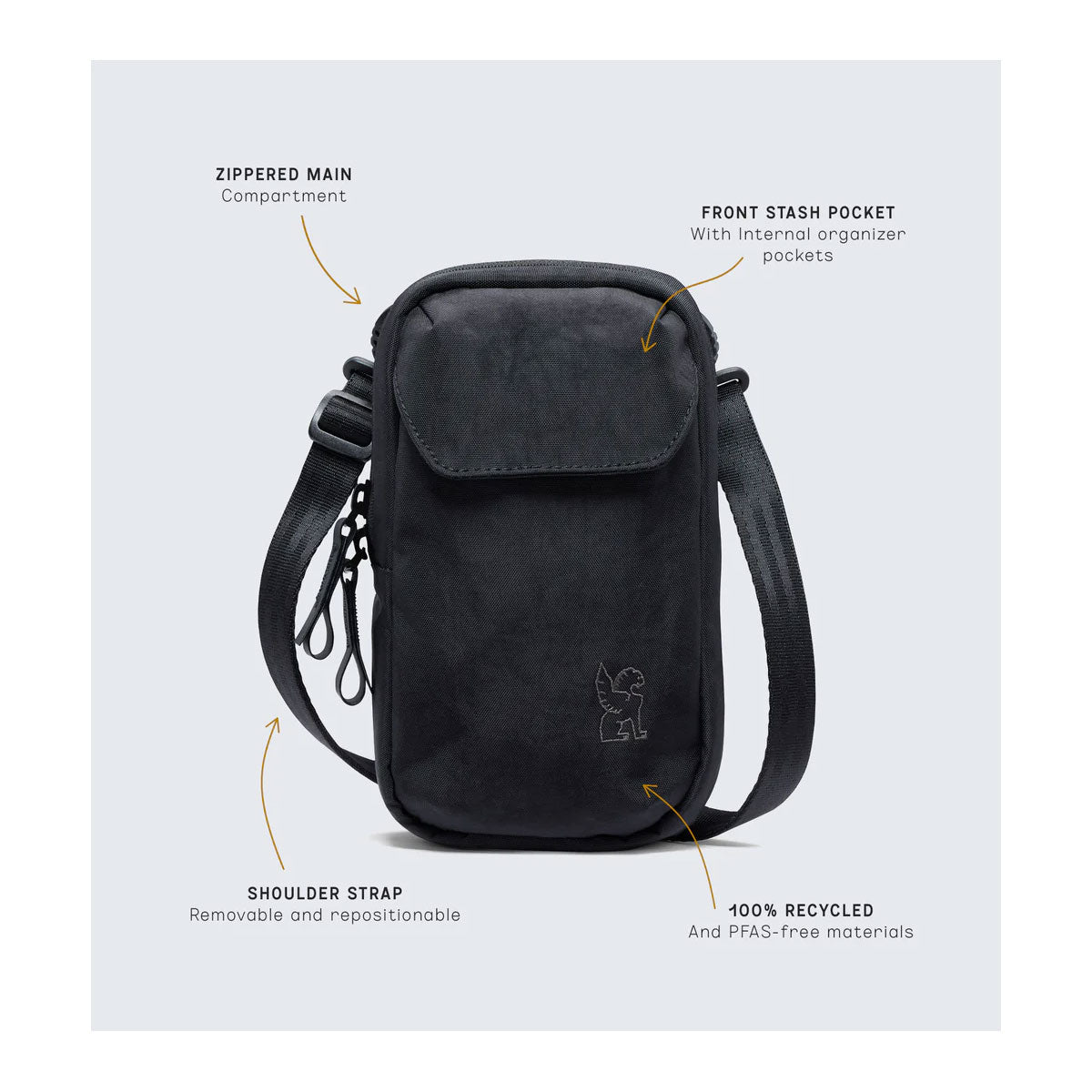 [PO] Chrome Industries : Logan Pouch : Black