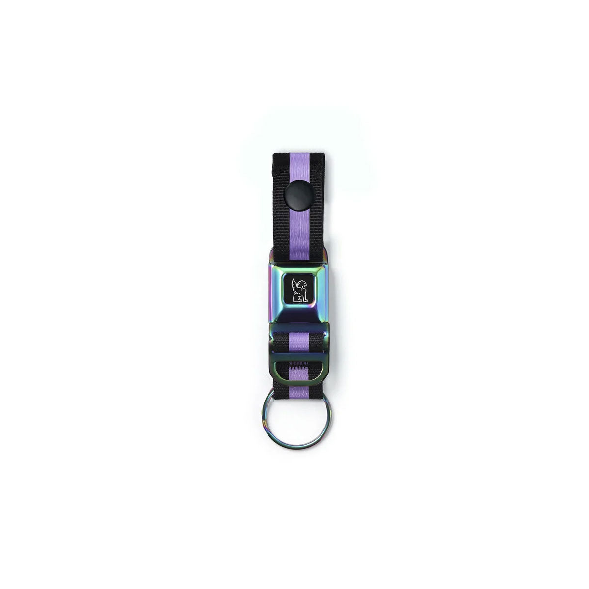 [PO] Chrome Industries : Mini Buckle Key Chain : Rainbow Matte