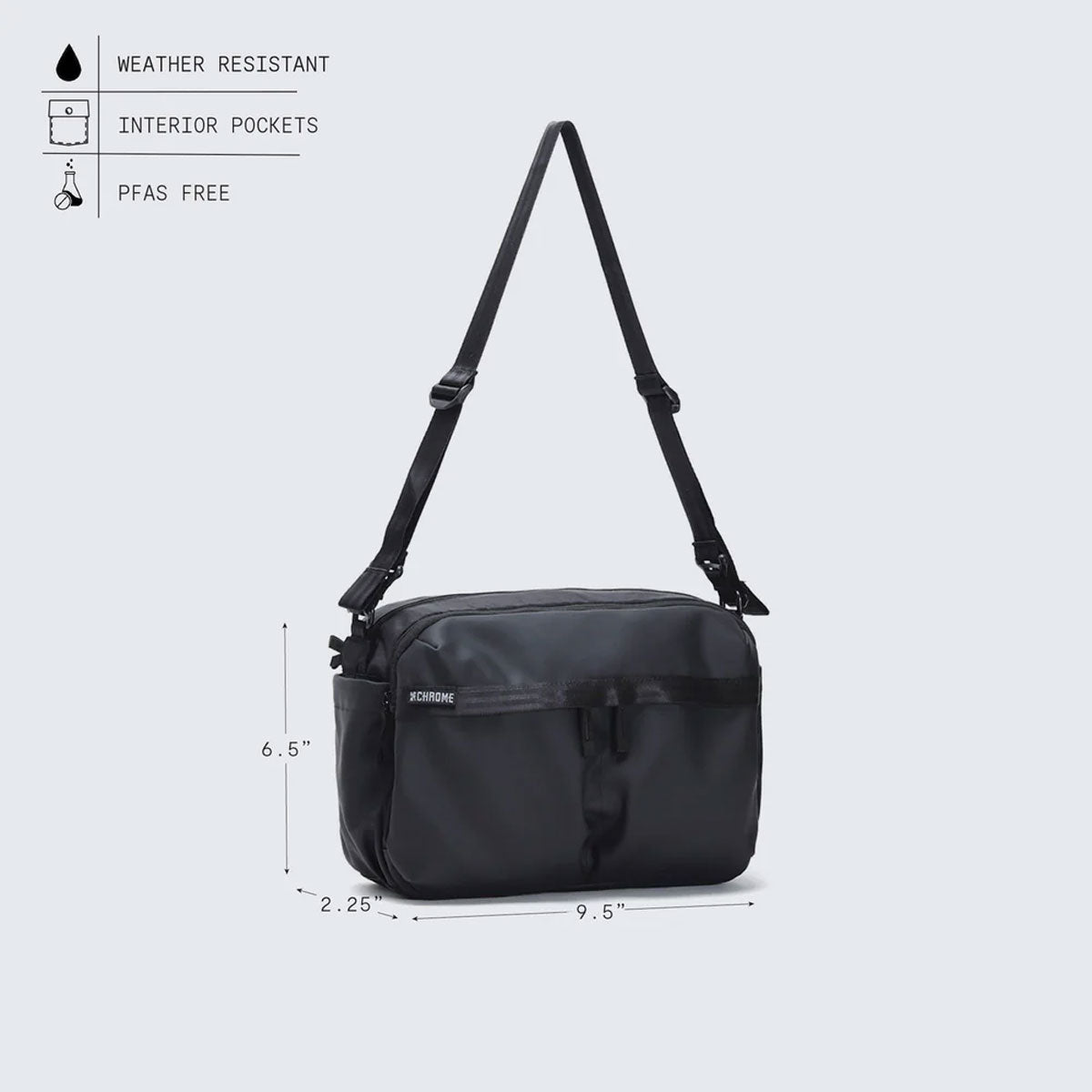 Chrome Industries : Pac Shoulder Pouch 3L : Matte Black