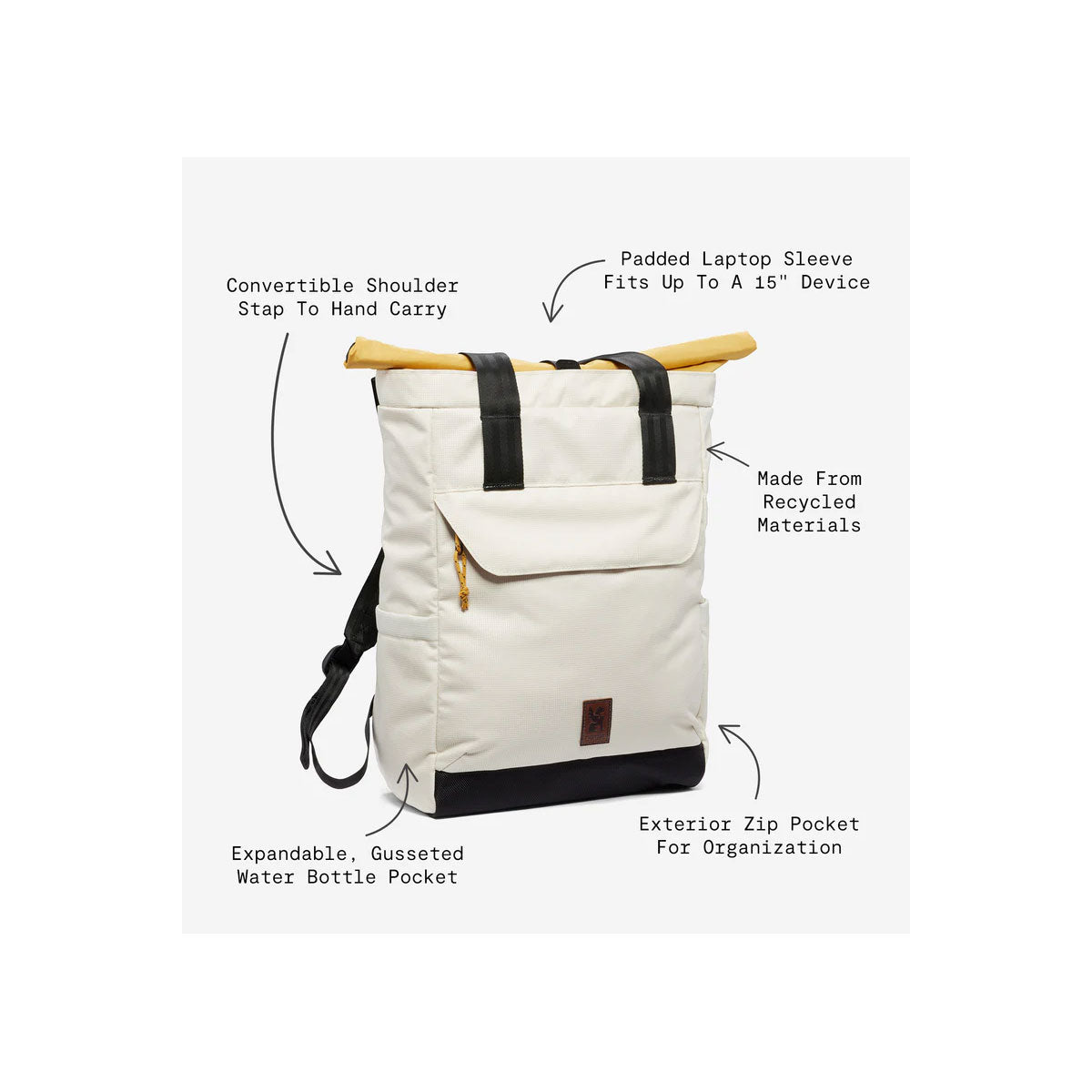 [PO] Chrome Industries : Ruckas Tote : Black