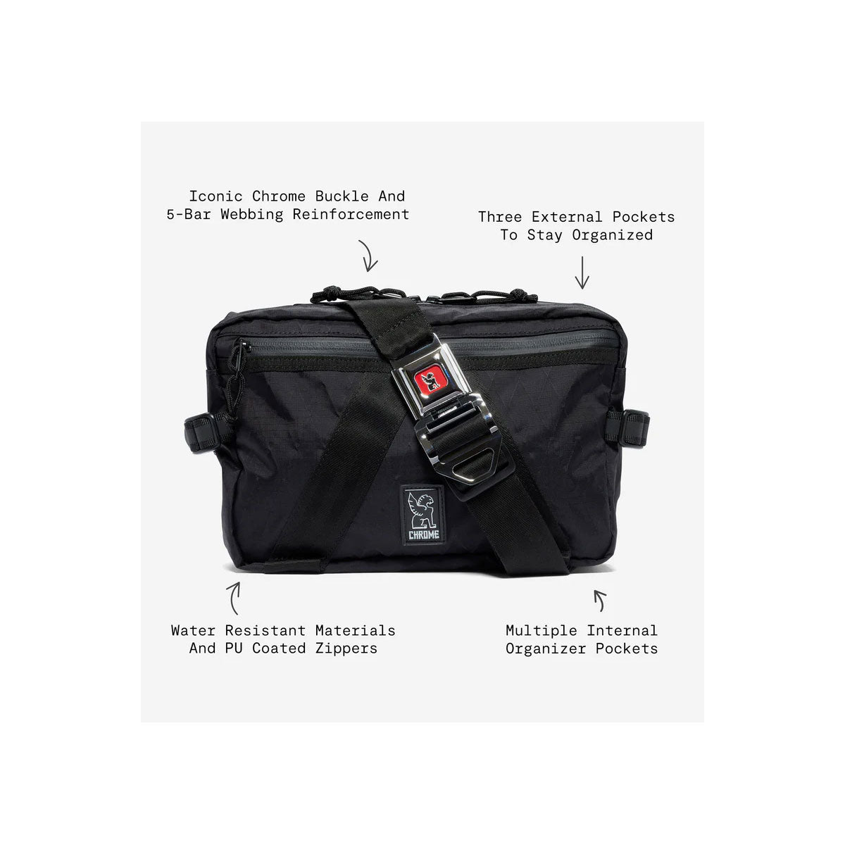 [PO] Chrome Industries : Tensile Sling Bag : Grey X