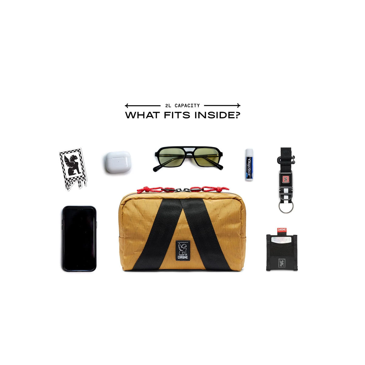 Chrome Industries : Mini Tensile Sling Bag : Grey X