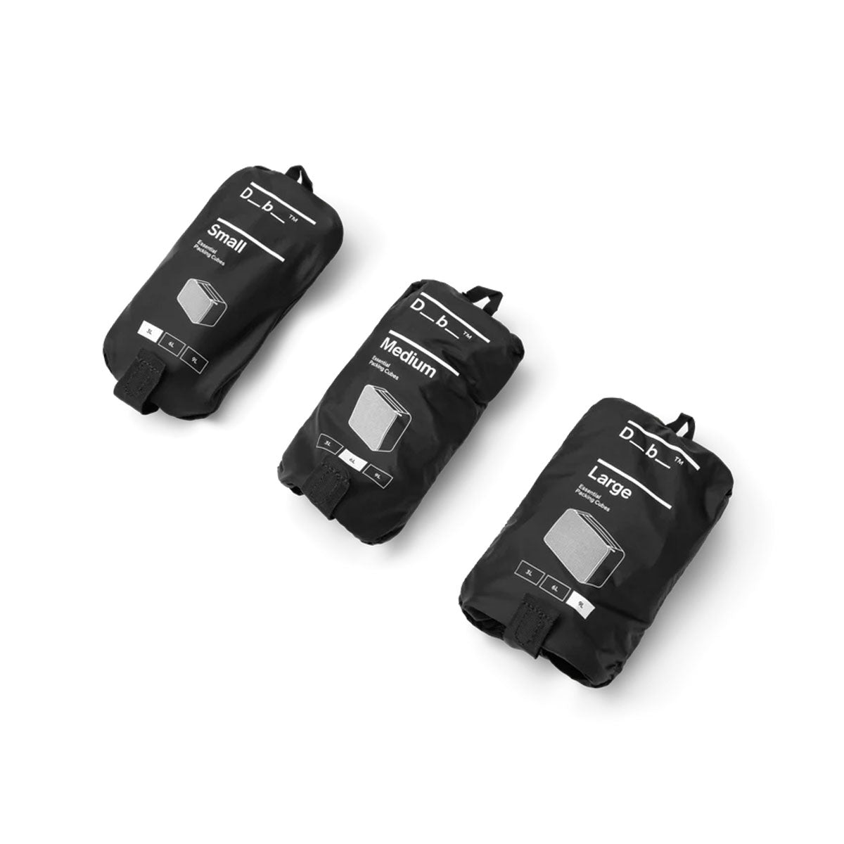 Db Journey : Essential Packing Cube S (3L) : Black Out