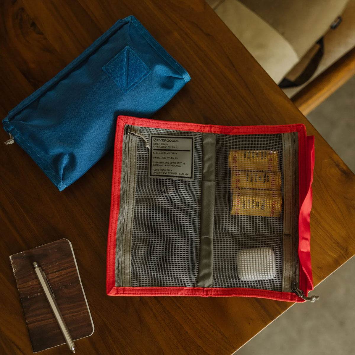 [PO] EVERGOODS : Civic Access Pouch 1L : Ultra Red